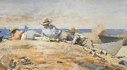 Winslow Homer Three Boys on the Shore (mk44) oil painting picture wholesale